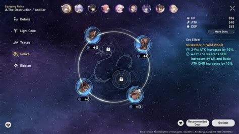 honkai star rail relic score|Leaderboard for Relics / Character builds .